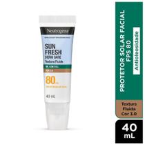 Protetor Solar Facial Neutrogena Sun Fresh Derm Care Oil Control Cor 3.0 Fps80 40ml