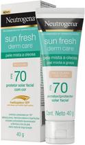 Protetor Solar Facial Neutrogena Sun Fresh Derm Care Pele Clara FPS70 40g