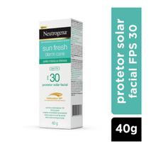 Protetor Solar Facial Neutrogena Sun Fresh Derm Care sem Cor FPS30 40g
