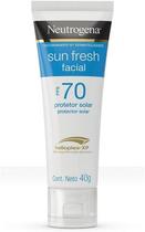 Protetor solar facial neutrogena sun fresh fps70 40g Protetor solar facial neutrogena sun fresh fps70 40g