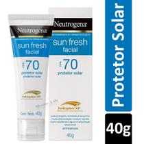 Protetor Solar Facial Neutrogena Sun Fresh FPS70 40g