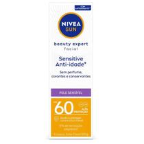 Protetor Solar Facial NIvea Sun Beauty Expert Sensitive FPS 60 50g