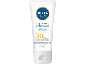 Protetor Solar Facial Nivea Sun FPS 30 Toque Seco Antissinais 40ml
