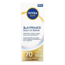 Protetor Solar Facial Nivea Sun Primer Daily UV Sérum 2 Em 1 Fps70 30ml