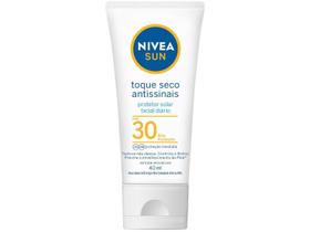 Protetor Solar Facial Nivea Sun Toque Seco Antissinais FPS30 40ml