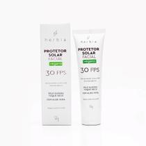 Protetor Solar Facial pele oleosa FPS 30 Herbia 50g Natural