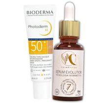 Protetor Solar Facial Photoderm Pele Morena Serum Vitamina C