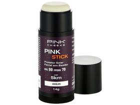 Protetor Solar Facial Pink Cheeks FPS 60 - com Cor 5km Pink Stick 14g