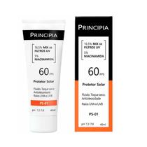 Protetor Solar Facial Principia PS-01 FPS60 Antioleosidade 40ml Protetor Solar Facial Principia PS-01 FPS60 Antioleosidade 40ml