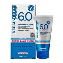 Protetor Solar Facial Sem Cor 60 Fps 40g - Dermachem Protetor Solar Facial Sem Cor 60 Fps 40g - Dermachem