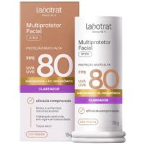 Protetor Solar Facial Stick Base Labotrat FPS 80 Clareador Niacinamida Hialuronico Escolha 15g Protetor Solar Facial Stick Base Labotrat FPS 80 Clareador Niacinamida Hialuronico Escolha 15g