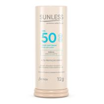 Protetor Solar Facial Stick Com Base Média 50 FPS 12g Sunless Farmax
