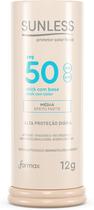 Protetor Solar Facial Stick FPS 50 Sunless Média 12g
