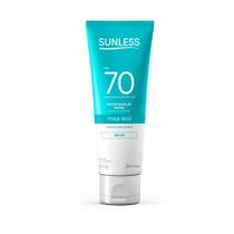 Protetor Solar Facial Sunless FPS 70 Toque Seco Sem Cor 60g Protetor Solar Facial Sunless FPS 70 Toque Seco Sem Cor 60g