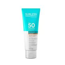 Protetor Solar Facial Sunless Fps50 60G Farmax Protetor Solar Facial Sunless Fps50 60G Farmax