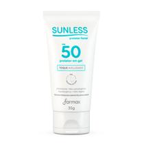 Protetor Solar Facial Sunless Gel Translúcido FPS 50 35g