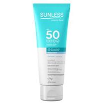 Protetor solar facial Sunless Sem Base FPS 50, 60 g