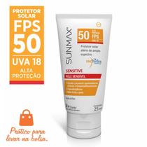Protetor Solar Facial Sunmax Sensitive FPS 50 25ml