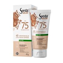 Protetor Solar Facial Sveda Solar FPS75 Oil Free Cor Clara 40g