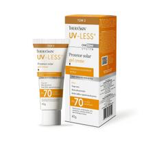 Protetor Solar Facial Theraskin Uv-Less Fps 70 Gel Creme Tom