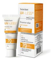 Protetor Solar Facial Theraskin UV-Less FPS 70 Gel Sem Cor 40g Alta Proteção e Toque Seco