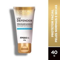 Protetor Solar Facial Uv Defender Hidratação Fps 60 40g