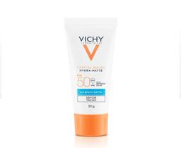 Protetor Solar Facial Vichy Capital Soleil Hydra-Matte FPS50 com 30g VALIDADE 04/2024