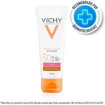 Protetor Solar Facial Vichy Capital Soleil UV-Glow FPS60 Pele Média a Negra 40g (VENCIMENTO 07/24)