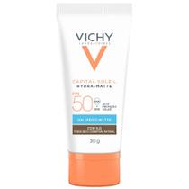 Protetor Solar Facial Vichy Hydra-Matte Fps 50 Cor 5.0 30g