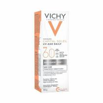 Protetor Solar Facial Vichy UV-Age Daily sem Cor FPS60 40ml