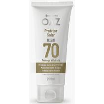 Protetor Solar Fator 70 FPS OAZ Vegano Toque Seco Protetor Solar Fator 70 FPS OAZ Vegano Toque Seco