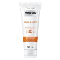 Protetor Solar Fluido Hidratante NeoStrata Minesol Corpo &amp Rosto FPS30 120ml