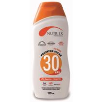 Protetor Solar FPS 30 120ML Bisnaga NUTRIEX Protetor Solar FPS 30 120ML Bisnaga NUTRIEX