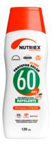 Protetor Solar Fps 60 Com Repelente Bisnaga 120ml Nutriex Protetor Solar Fps 60 Com Repelente Bisnaga 120ml Nutriex