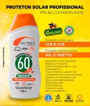 Protetor Solar FPS 60 com Repelente - Nutriex