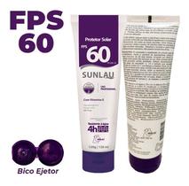 Protetor Solar FPS 60 Hipoalergenico oil free Sunlau Toque Seco 120 G