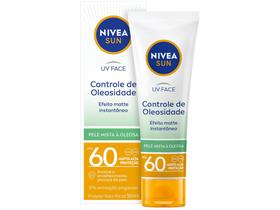 Protetor Solar FPS 60 Sem Cor NIVEA Efeito Matte Toque Seco 50g Protetor Solar FPS 60 Sem Cor NIVEA Efeito Matte Toque Seco 50g