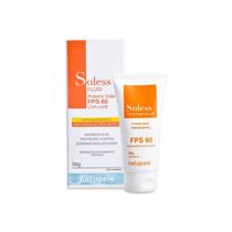 Protetor Solar FPS 60 UVA/UVB Soless Fluid 50g - Natupele Dermocosméticos