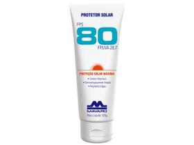 Protetor Solar FPS 80 - 120ml - FPUVA 28,7 - Mavaro Protetor Solar FPS 80 - 120ml - FPUVA 28,7 - Mavaro