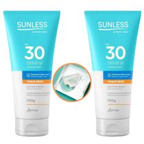 Protetor solar fps30 200g sunless toque seco combo 2 und Protetor solar fps30 200g sunless toque seco combo 2 und