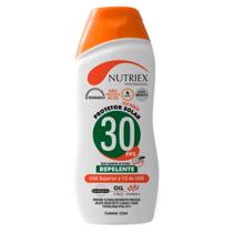 Protetor Solar FPS30 com Repelente 120ml Nutriex
