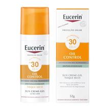Protetor Solar Fps30 Oil Control Creme Gel 50G - Eucerin Protetor Solar Fps30 Oil Control Creme Gel 50G - Eucerin