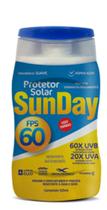 Protetor Solar Fps60 Sunday Nutriex 120ml