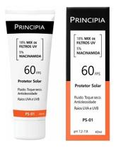 Protetor Solar Fps60 Toque Seco Antiolesidade 40ml Principia