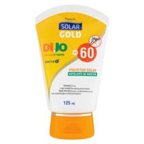 Protetor Solar Gold F60 C/ Repelente - 125 ml Protetor Solar Gold F60 C/ Repelente - 125 ml