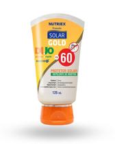 Protetor Solar Gold FPS 60 Duo 125ml Proteção Solar Repelente UVA UVB Nutriex