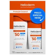 Protetor Solar Helioderm 2 Em 1 Fps 50 200ml + 120ml