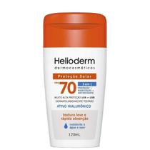 Protetor Solar Helioderm Corpo 3 Em 1 Fps70 120ml Protetor Solar Helioderm Corpo 3 Em 1 Fps70 120ml