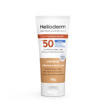 Protetor Solar Helioderm Facial 3 em 1 50 Fps Cor 3.5 50g Protetor Solar Helioderm Facial 3 em 1 50 Fps Cor 3.5 50g