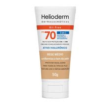 Protetor Solar Helioderm Facial FPS 70 Bege Médio 50g